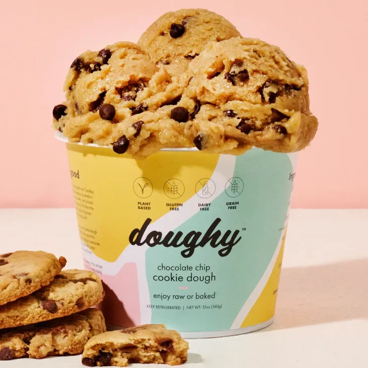 Doughy cookie dough cup